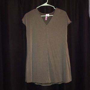 Forest Green Casual Mini Dress 💚